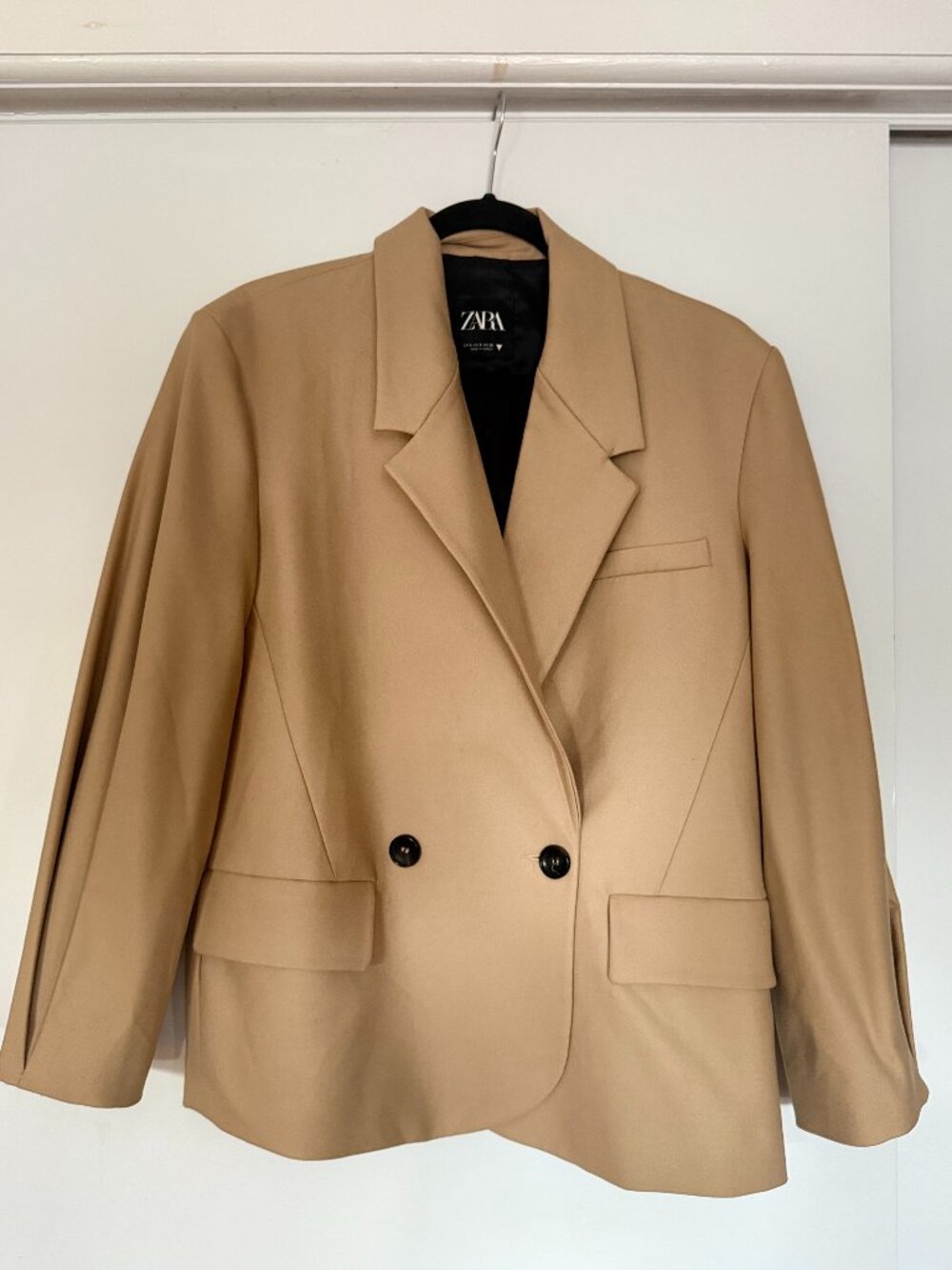Zara Oversized Tan Blazer
